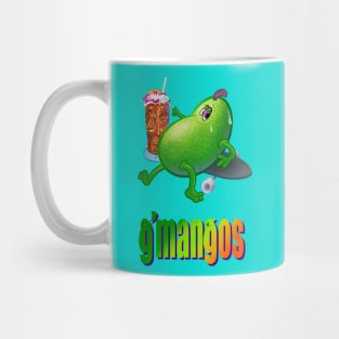 GreenSkinMango g’mangos TikiLogo Mug